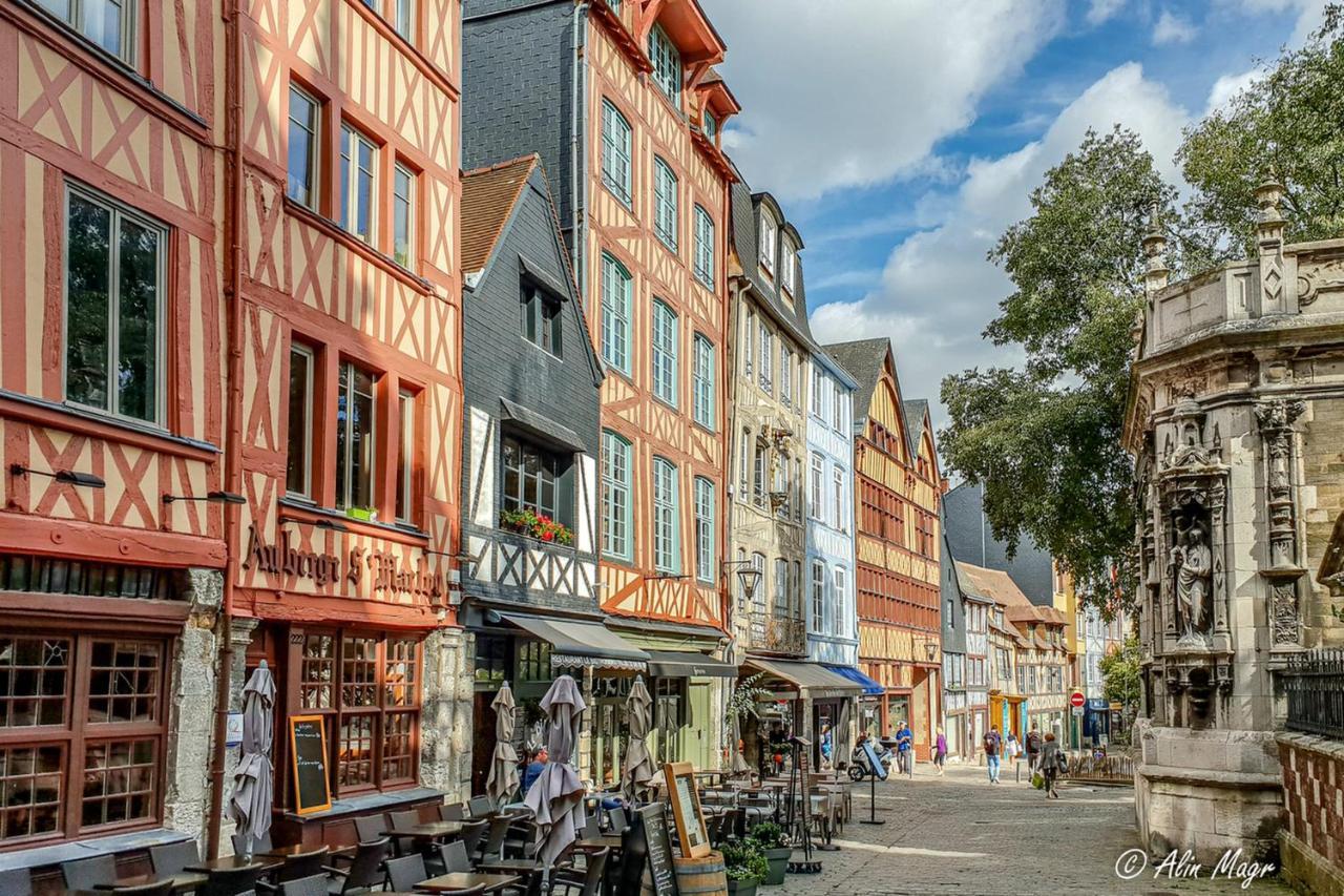 Ancien Hotel Particulier - Pl Du Vieux Marche 4 Pers Rouen Luaran gambar